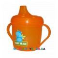 Поильник Baby Team с носиком и ручками 5001